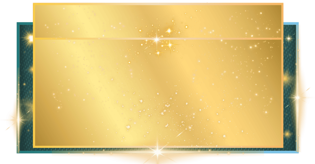 Golden sparkling starry background
